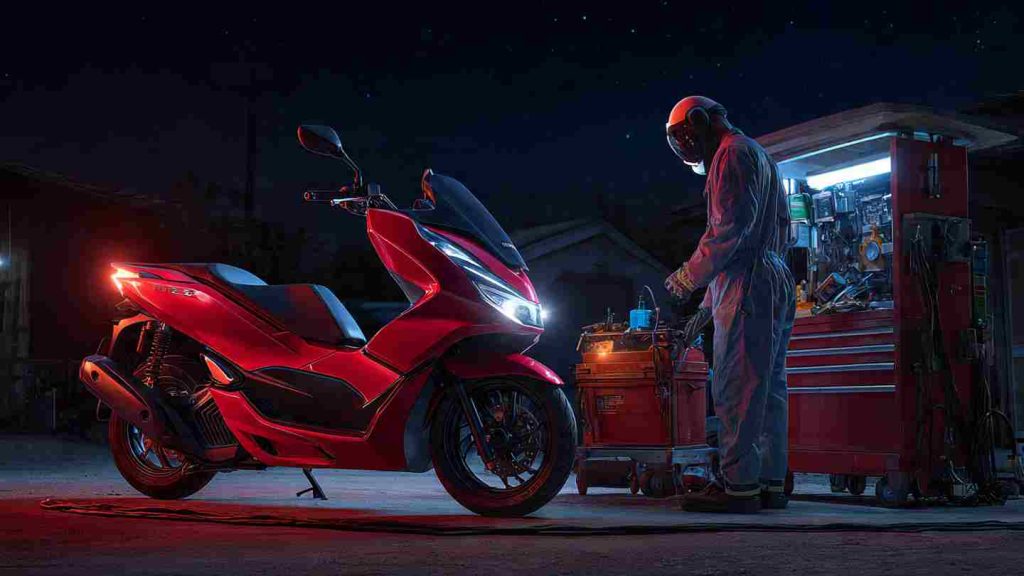 Delivery Aki Motor Honda PCX Baru Jogja