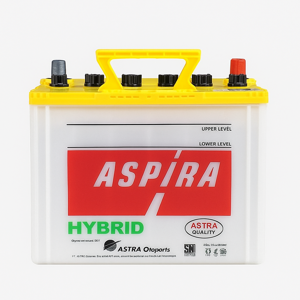 ASPIRA HYBRID N50 12 VOLT 50 AH GARANSI 3 BULAN